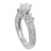 2.50 ct. TW Round Cut Diamond Antique Style Engagement Ring